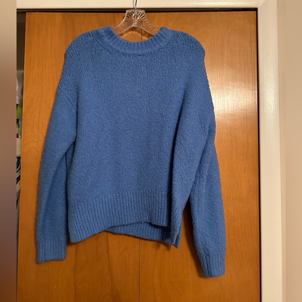 Blue Zara sweater